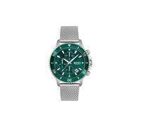 BOSS Men's 1513905 Admiral 45mm Quartz Watch in Silver Boss Silver One Size