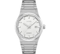 BOSS Men's 1514186 41mm Automatic Watch in Silver Boss Silver One Size