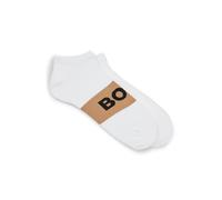 BOSS Men's 2P AS Logo CC Ankle Socks, White100, 39-42 (Pack of 2)