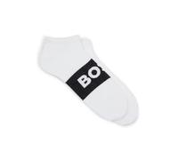 BOSS Men's 2P AS Logo CC Ankle Socks, White100, 43-46 (Pack of 2)