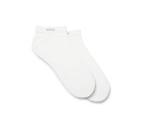 BOSS Mens 2P AS uni CC Two-pack of cotton-blend socks in an ankle length