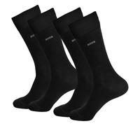 BOSS Men's 2p Rs Bamboo Regular Socks, Black 1, 43-46
