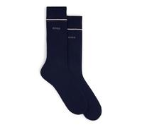 BOSS Mens 2P RS Performance CMax Two-pack of signature-detail socks in a regular length