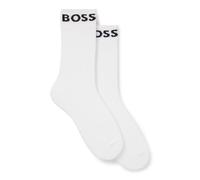 BOSS Men's 2P RS Sport CC Socks, New-White100, 39-42 (Pack of 2)
