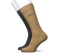 BOSS Men's 2P RS Uni Colors CC Regular Socks, Medium Beige, 39-42