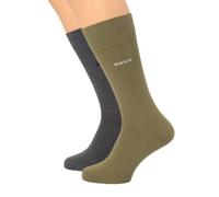 BOSS Men's 2P RS Uni Colors CC Regular Socks, Open Green357, 5-8.5 UK