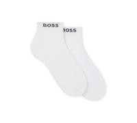 BOSS Men's 2P SH Uni CC Short_Socks, White100, 43-46