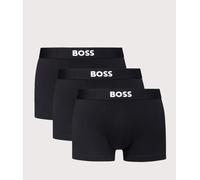 BOSS Mens 3 Pack BOSS ONE Trunks - Colour: 001 Black - Size: Large