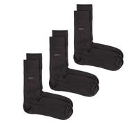 BOSS Three-pack of regular-length socks in stretch fabric - Style 3P RS Uni CC, 50469839 Black 9-11