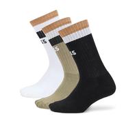 BOSS Men's 3 Pack Iconic Stripe Front Logo Ribbed Socks Socks (pack of 6)