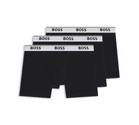 Boss Mens 3 Pack of Power Boxers in Various - Multicolour Cotton - Size X-Small