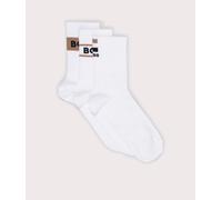 BOSS Mens 3 Pack QS Iconic Socks - Colour: 100 White - Size: 6-11 6-11