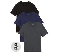 BOSS Mens 3 Pack Regular Fit Crew Neck T-Shirts, Open Blue, Size Xl, Men Open Blue