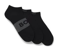 BOSS Men's 3P As Logo CC 10272241 01 Ankle_Socks, Black 001, 43-46