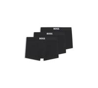 BOSS Mens 3p B Bold Trunk, Black