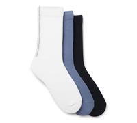 BOSS Mens 3P QS Rib Tape CC Three-pack of regular-length socks with structured tape