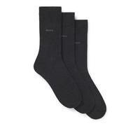 BOSS Mens 3P RS Uni CC Three-pack of cotton-blend socks in a regular length