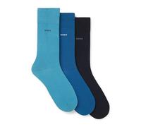 BOSS Mens 3P RS Uni CC Three-pack of cotton-blend socks in a regular length