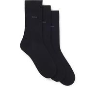 BOSS Mens 3P RS Uni Colors CC Three-Pack of Regular-Length Cotton-Blend Socks