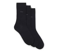 BOSS Mens 3P RS Uni Colors CC Three-pack of regular-length cotton-blend socks