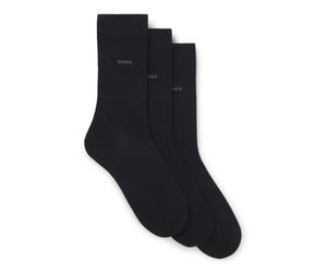 BOSS Mens 3P RS Uni Colors CC Three-pack of regular-length cotton-blend socks