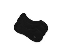 BOSS Mens 3P SL Uni CC Three-pack of invisible socks in a cotton blend