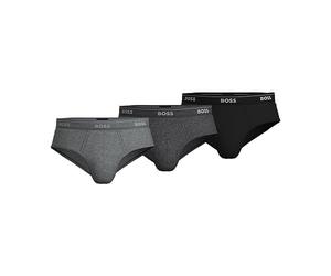 BOSS Men's 3p Us Cobrief Us Co 10145963 01brief Us Cobrief Us Cobreve Us Cobreve Us Cobrie Briefs, Charcoal/Black/Dark Grey, L UK