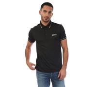 Boss Mens 4 Way Stretch Polo Shirt - Black - M - Black - 92% Recycled Polyester/8% Elastane