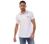Boss Mens 4 Way Stretch Polo Shirt - Off White - L - Off White