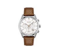 BOSS Men's 44mm Chronograph Quartz Watch Champion Collection with Stainless Steel or Leather Bracelet, Date Function, 3 Sub-Dials, 10ATM Water Resistance