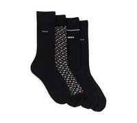 BOSS Socks 4P RS Gift Monogram in Black One size