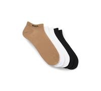 BOSS Mens 5P AS Uni CC Five-pack of cotton-blend ankle-length socks with branding
