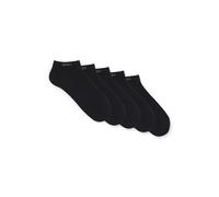 BOSS Mens 5P AS Uni CC Five-pack of cotton-blend ankle-length socks with branding