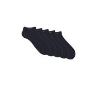 BOSS Mens 5P AS Uni CC Five-pack of cotton-blend ankle-length socks with branding