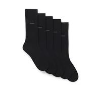 BOSS Mens 5P RS Uni CC Five-pack of regular-length socks in a cotton blend