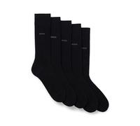 BOSS for man. 50478221 Pack 5 Pairs of Uni Socks black (43-46), Homewear, Cotton