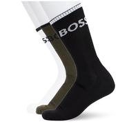 BOSS Men's 6P QS Stripe CC Short Socks, Open Miscellaneous961, 39-42