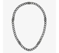 BOSS Mens Absolute 56cm Double B Black Steel Necklace 1580744