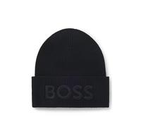 BOSS Men's Afox_R Beanie, Black, ONESI