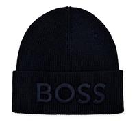 BOSS Men's Afox_R Beanie, Dark Blue, ONESI