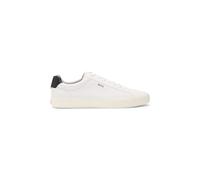 BOSS Faux-leather trainers with contrast backtab - Style Aiden_Tenn_grp, 50542114 White 11