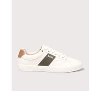 BOSS Mens Aiden Tenn Trainers - Colour: 163 Open White - Size: 9