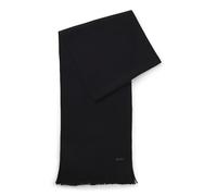 BOSS Mens Albas Raschel-knit scarf in responsible virgin wool