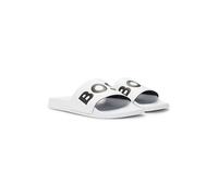 BOSS Mens Aryeh Slid Italian-made slides with large logo detail Size 6