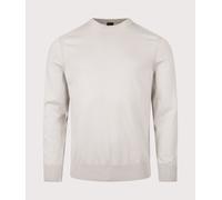 BOSS Mens Asac Crewneck Knit - Colour: 070 Open Grey - Size: XXL