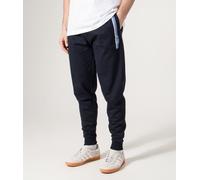 BOSS Cotton-terry tracksuit bottoms with stripes and logo - Style Authentic Pants, 50554784 Dark Blue M