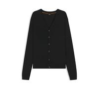 BOSS Mens Avac CD Embroidered-Logo Cardigan in a Wool Blend