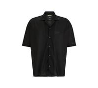 BOSS Mens B Balbero Relaxed-fit Shirt in Jersey mesh