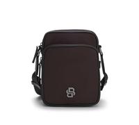 BOSS Twill reporter bag with Double B monogram - Style B_Icon_NS Crossb, 50523462 Dark Brown pcs.