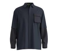 BOSS Men's B_Rib_Glamping_L 10268853 01 Shirt, Dark Blue402,